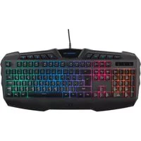 Medion® Supporter P11 halbmechanische Gaming Tastatur Beleuchtung Anti Ghost Gaming-Tastatur