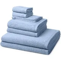 ROSS Handtuch Set Vita, Walkfrottee (Spar-Set, 8-St), 2 X Wasch- 2 X Gäste- 2 X Dusch- 2 X Handtuch im Set - Baumwolle