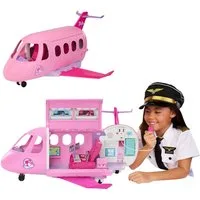 Barbie Spielzeug-Flugzeug Barbie Traumland Traumflugzeug, mit Sound, Länge ca. 72 cm