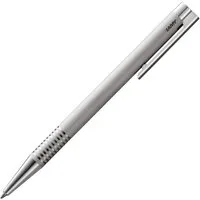 LAMY Kugelschreiber LAMY logo brushed Kugelschreiber Edelstahl Großraummine M 16 Strichbre