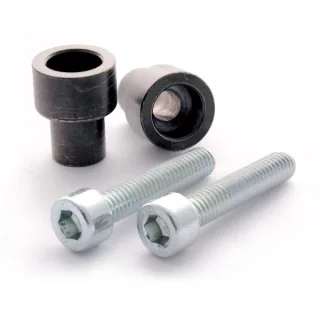 Montagekit für ValterMoto Ständeraufnahmen / Bobbins für Aprilia Tuono 1000 V4 /R /APRC Bj.2011-2014