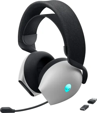 Dell Alienware Tri-Mode Wireless Gaming Headset AW725H | aw725h-w-deam |