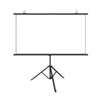 BlitzWolf BW-VS12 Portable Projector Screen with Tripod Stand 60/84/100/120 Inch 16:9/4:3 Format 4K HD 3D Compatible Qui