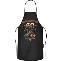 RAHMENLOS® Grillschürze Küchenschürze als Geschenk zum 60. Geburtstag: Sonderedition 60 Jahre