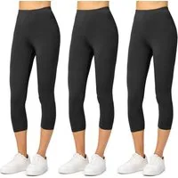 Merry Style Leggings Damen Frauen Caprihose 3/4 Hose MS10-144 (1-tlg) aus Viskose