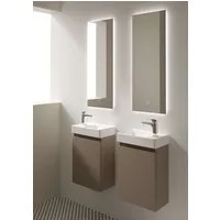 welltime Waschtisch Mini, Badmöbel, Waschtischunterschrank inkl. Waschbecken, Breite 40cm, mit Soft-Close-Funktion, FSC®-zertifiziert
