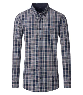 CASAMODA - Freizeithemd blau - Gr. - XXL