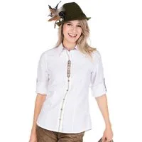 Orbis Textil GmbH & Co. KG Trachtenbluse Trachtenbluse - ALISON - weiß
