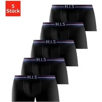 H.I.S Hipster (Packung, 5-St) knapp sitzende Boxershorts mit Streifen aus Baumwollmischung