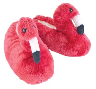 Damen Flamingo Hausschuhe | Neuheit Funky Soft Soled Hausschuhe für Frauen - Pink