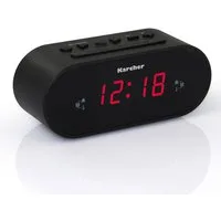Karcher UR 1030 Uhrenradio (FM, Radiowecker (UKW-Radio, dimmbares Display, Dual-Alarm)