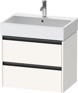 Duravit Ketho.2 Waschtischunterbau wandhängend Weiß Supermatt 684x460x549 mm - K25276084840000 K25276084840000
