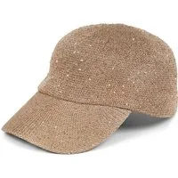 styleBREAKER Baseball Cap Gewebtes Baseball Cap Pailletten (1-St)