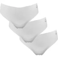 My Basic String Free cut string (3er Pack) basic, eng, elastisch, bequem, weich, mit Logo, Baumwollmix