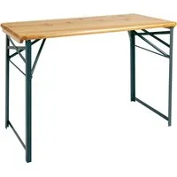 Stagecaptain Bierzeltgarnitur "Hirschgarten" kurzer Bierzelttisch 119 cm, (1-tlg), kann auch ebenso als Esstisch, Campingtisch & Beistelltisch dienen