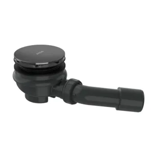hansgrohe AXOR Staro Komplettset 42542330 Ablaufgarnitur für Duschwanne, polished black chrome