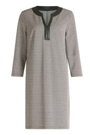 Betty Barclay - Jerseykleid Weiß/Schwarz - Gr. - 38