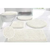 OTTO home Badematte Sanremo Standard, Badvorleger, Badezimmer Teppich, sehr weich, Höhe 30 mm, rutschhemmend beschichtet, schnell trocknend, fußbodenheizungsgeeignet, Polyester, halbrund, Badteppich, unifarben, rechteckig, rund & als 3-tlg. Set erhäl