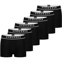 Schiesser Retro Boxer 6er Pack - 95/5 - Organic Cotton (Spar-Set, 6-St) Retro Short / Pant - Baumwolle - ohne Eingriff