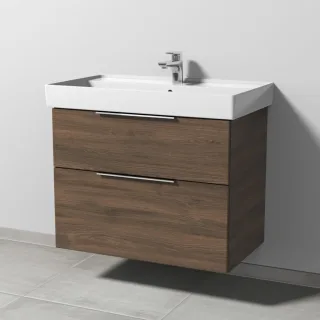 Sanipa 3way Waschtischunterbau zu Villeroy & Boch Collaro Waschtisch mit 2 Auszügen, Eiche-Arizona UM83680
