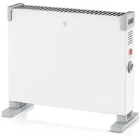 Brandson Elektro-Heizkörper Konvektor-Heizung 2000 W, 3 Heizstufen, Thermostat, Elektroheizung, Überhitzungsschutz, Kontrollleuchten, freistehend, Standgerät