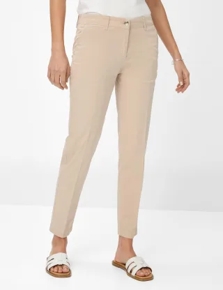 Brax Damen Chino Style MARON S ALMOND, Beige, Gr. 46