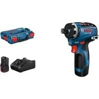 Akkuschrauber GSR 12V-35 HX Professional, 12Volt blau/schwarz, 2x Li-Ion Akku 3Ah, L-BOXX
