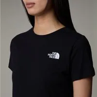The North Face T-Shirt Redbox T-Shirt für Damen sportlicher Stil, Kurzarm, aus 100% Baumwolle