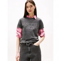Tommy Jeans Kurzarmshirt TJW REG VARSITY TEE EXT Baumwolle, Logo Print