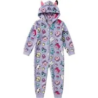 Gabby's Dollhouse Pyjama Kinder Overall Lila Pyjama Hausanzug
