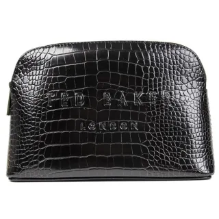 Ted Baker Kosmetiktasche mit Kroko-Prägung