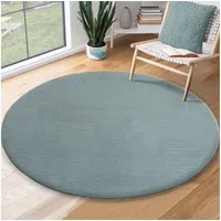 the carpet Teppich Relax round, rund, Höhe: 16 mm, waschbarer Wohnzimmer Teppich modern rutschfest
