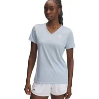 Under Armour® Trainingsshirt TECH SSV- SOLID mit V-Ausschnitt, schnell trocknend, atmungsaktiv, normale Schnittform
