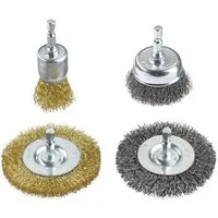 kwb Schleifaufsatz Drahtbürsten-Set für Bohrmaschinen 597520