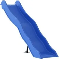 vidaXL Spielturm Kinderrutsche Blau 169x38,5 cm Polypropylen