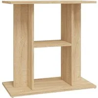vidaXL Aquariumunterschrank Aquariumständer Sonoma-Eiche 60x30x60 cm Holzwerkstoff