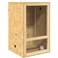 vidaXL Terrarium Terrarium Braun 50 x 50 x 80 cm OSB