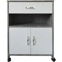 HTI-Line Mehrzweckschrank Küchenschrank Blanca (Stück, 1x Schrank Blanca, ohne Dekoration) Anrichte Mehrzweckschrank