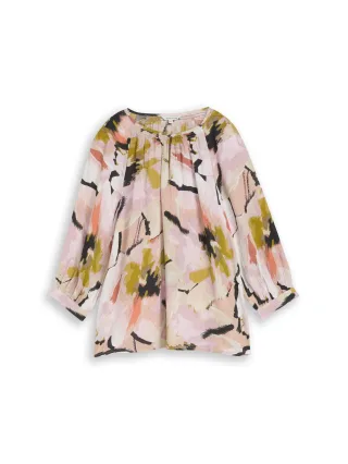 Tom Tailor - Bluse mit Muster big abstract flower print - Gr. - 38