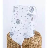 Loolay Bettnestchen Pustelblume WEIß Baumwolle Atmungsaktives Babybett BETTUMRANDUNG, (Bett 140x70cm - 420, 210 cm, 120x60cm - 360, 180 cm, Babyaussttatung Umrandung Kopfschutz Kantenschutz Bettschlange), Super PREMIUM Baby GESCHENK! 100% Natural Bau