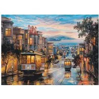 EUROGRAPHICS Puzzle San Francisco Cable Car Heaven (Puzzle), 1000 Puzzleteile
