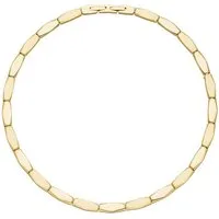 JOBO Collier, Edelstahl goldfarben 46 cm