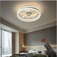 Eurohandisplay Deckenventilator Deckenventilator LED Beleuchtung Deckenlampe Fernbedienung, Mit Fernbedienung einstellbar