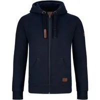 GYMAMBA Sweatjacke Herren leather edition (1-tlg) Mit Kapuze