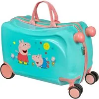 UNDERCOVER Kinderkoffer Ride-on Trolley, Peppa Pig, 4 Rollen, zum sitzen und ziehen