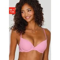 Nuance by Lascana Schalen-BH im Rücken aus Spitze, Cups aus Microtouch, Dessous
