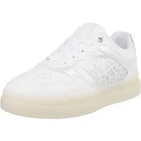 Ital-Design Damen Low-Top Freizeit Sneaker (88828172) Keilabsatz/Wedge Sneakers Low in Weiß