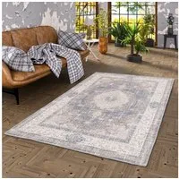 Pergamon Orientteppich Vintage Designerteppich Finesse Orient Medaillon, Rechteckig, Höhe: 4 mm