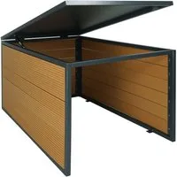 MCW Mähroboter-Garage MCW-L45-D-XL2, BxTxH: 70x90x43 cm, Deckel öffnet mit Gasdruckfeder