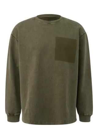 qs - Sweatshirt olive - Gr. - XXL